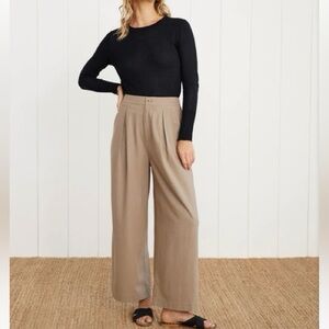 JENNI KAYNE Relaxed Trouser in Hazel Size 2
